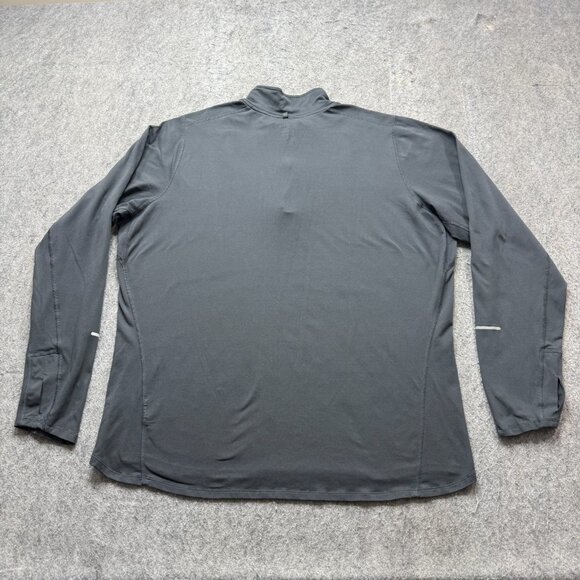 Nike Element 1/2 Zip Running Pullover Men XL Gray Reflective Long Sleeve - Picture 9 of 16